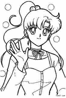 <em>美少女战士2</em>-简笔画图片-中国儿童资源网